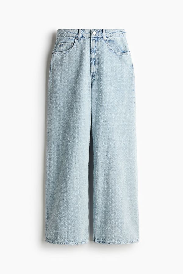Jeans en denim bouclé