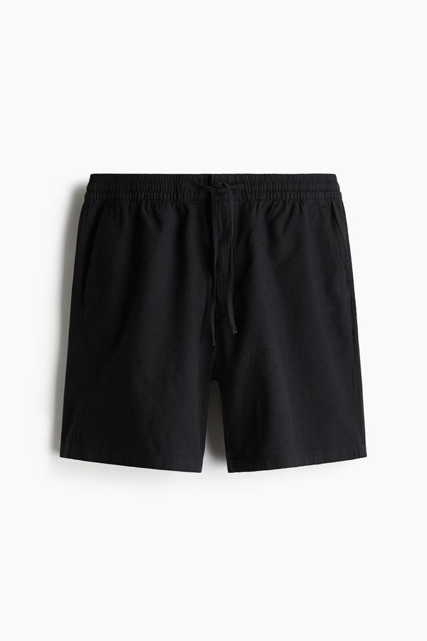 Bermuda en mezcla de lino Regular Fit