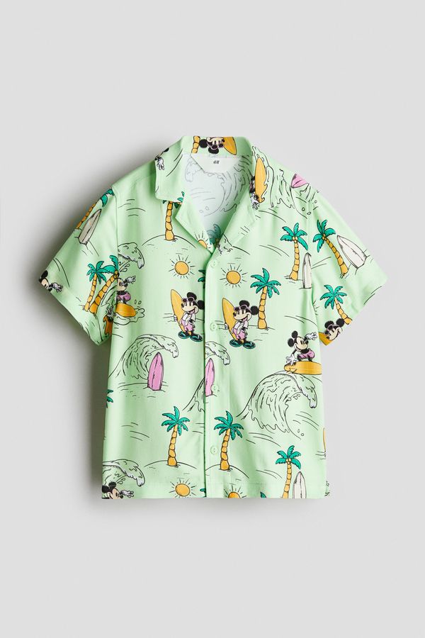 Camisa resort estampada