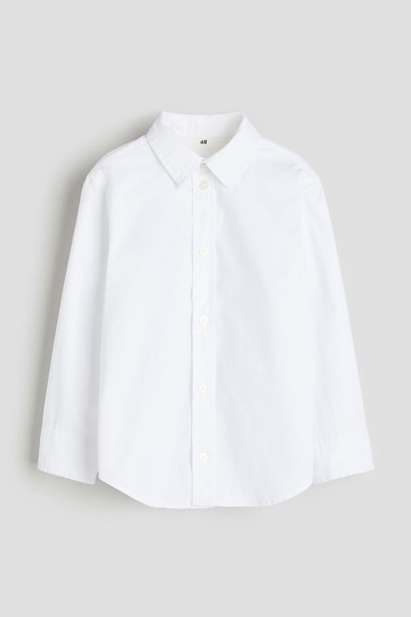 Camisa de algodón de mangas largas