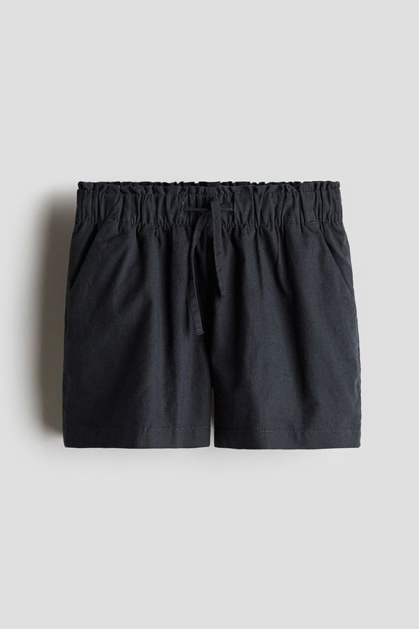 Shorts en mezcla de lino