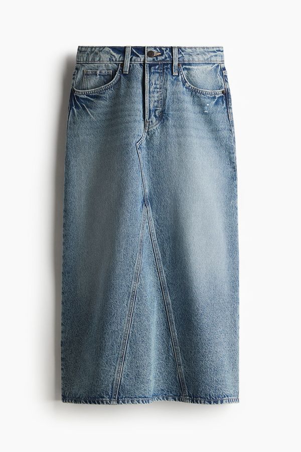 Falda línea A en denim