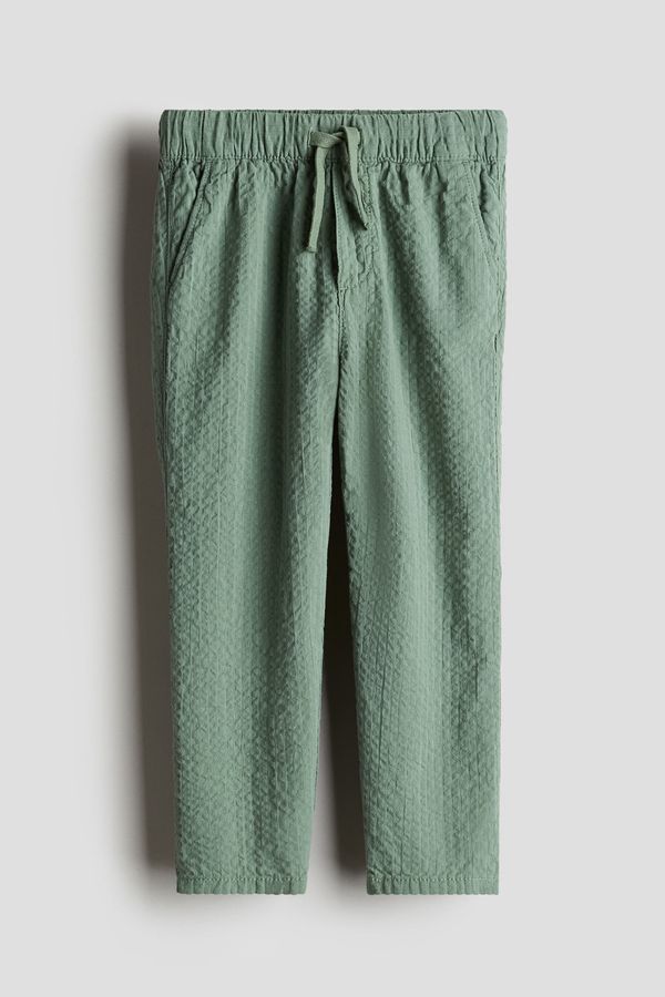 Pantalón en sirsaca de algodón