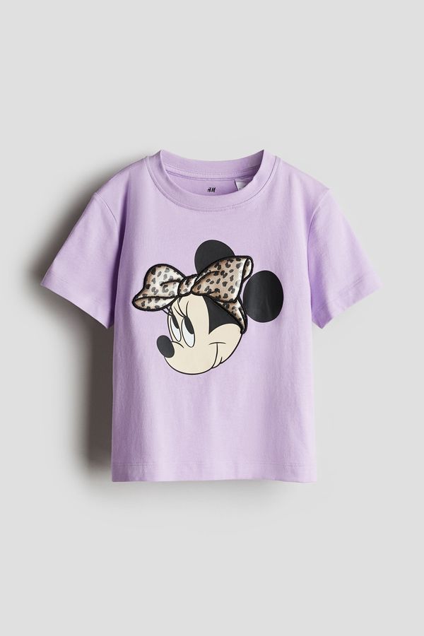 Camiseta de algodón con motivo estampado