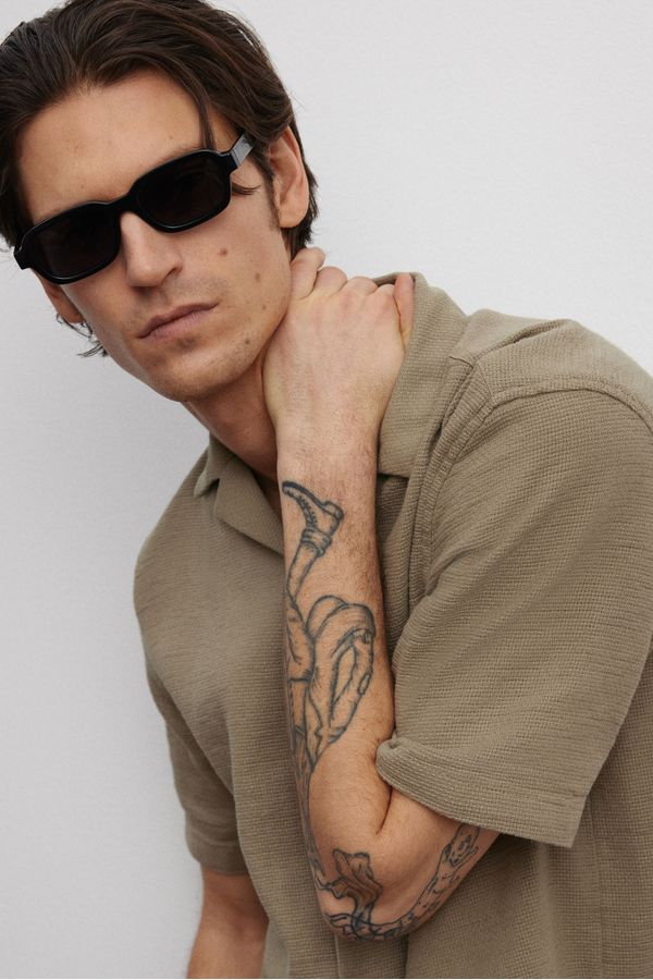 Camisa resort Regular Fit con textura