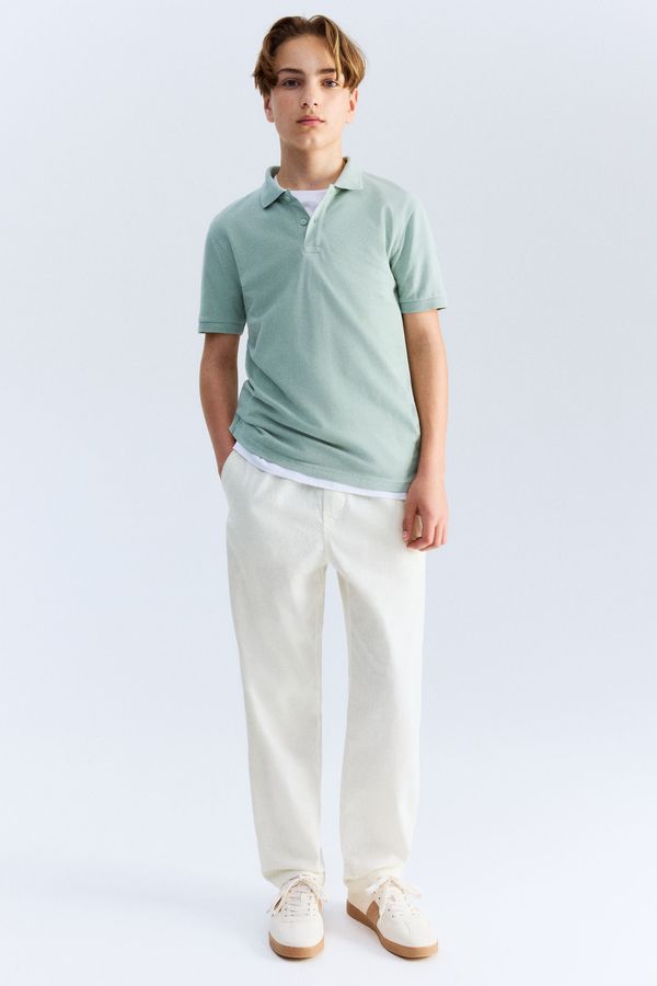 Pantalón en mezcla de lino