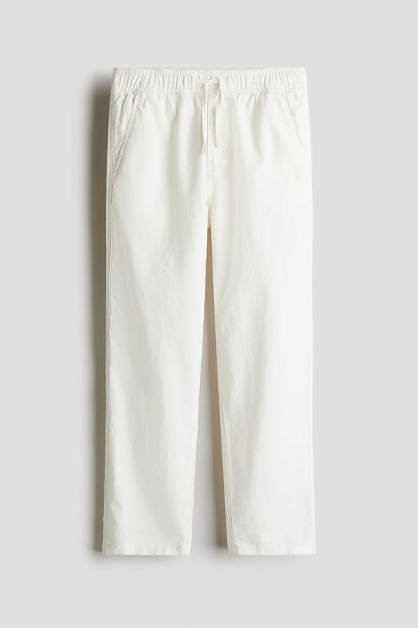 Pantalón en mezcla de lino