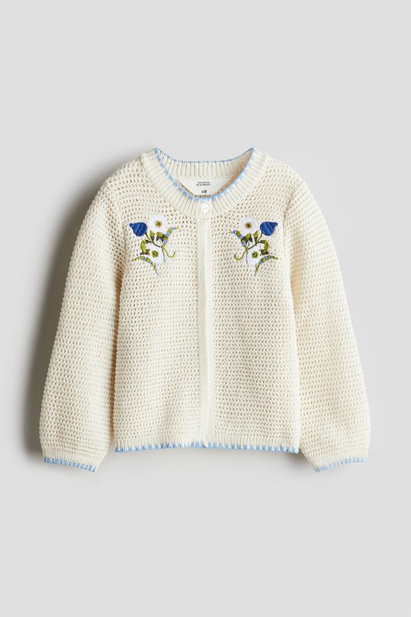 Saco cárdigan efecto crochet