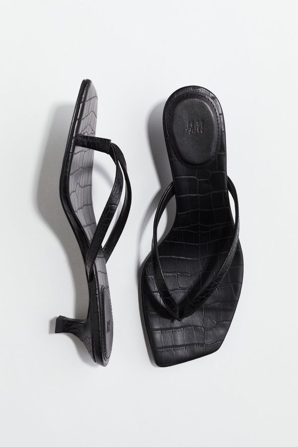 Sandalias con tacón kitten