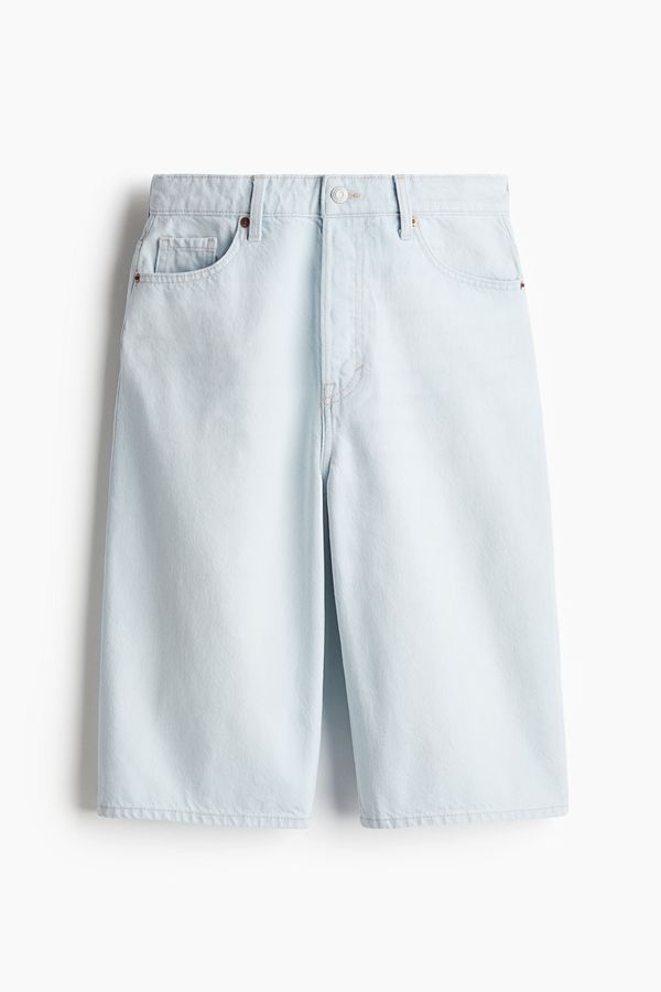 Bermuda en denim High Knee