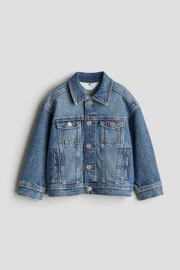 Chaqueta en denim de corte holgado