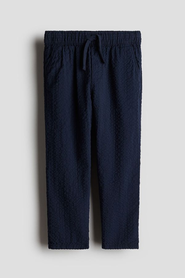Pantalón en sirsaca de algodón