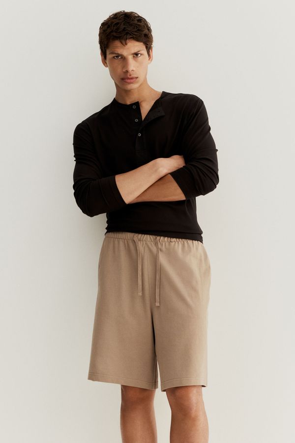 Bermuda Relaxed Fit en piqué