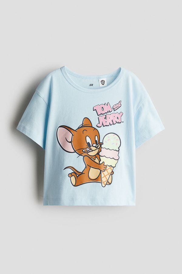Camiseta de algodón con estampado