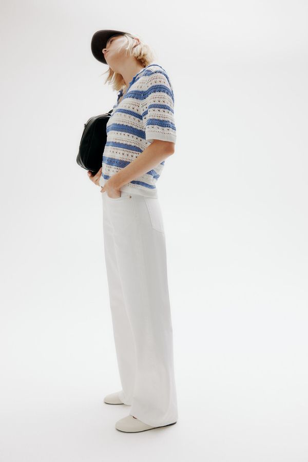 Wide High Jeans