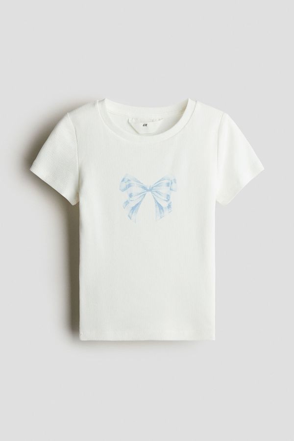Camiseta de algodón con motivo estampado