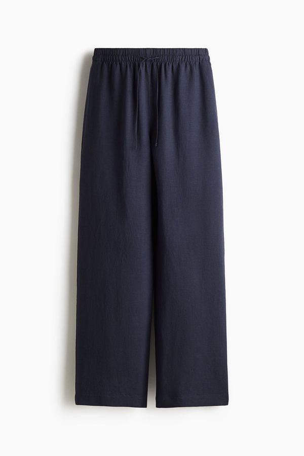 Pantalón en mezcla de lino