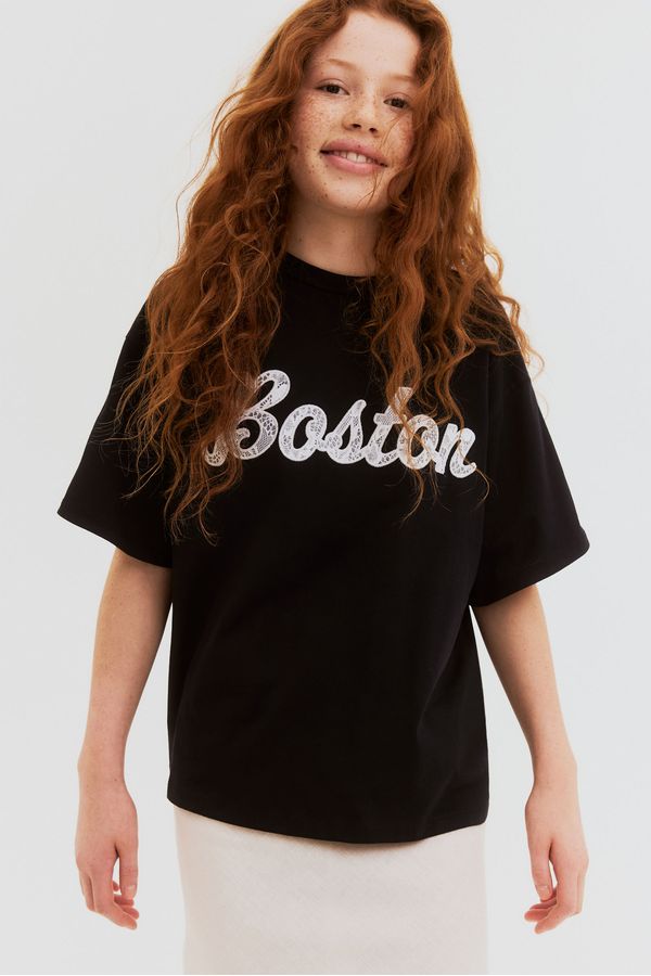 Camiseta con motivo de texto