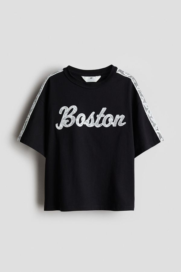 Camiseta con motivo de texto
