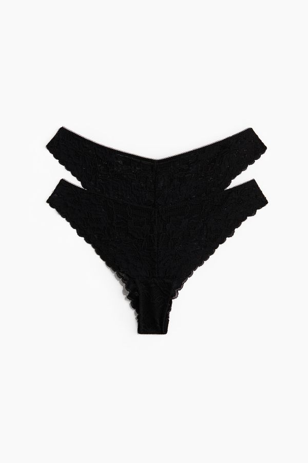 Pack de 2 tangas de encaje