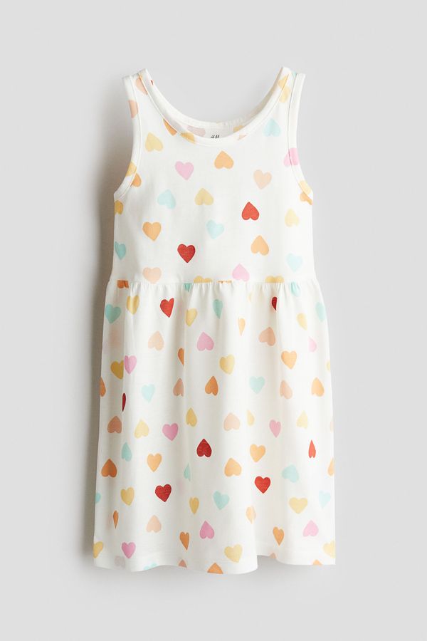 Vestido estampado en algodón
