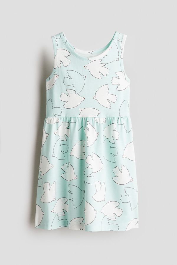 Vestido estampado en algodón