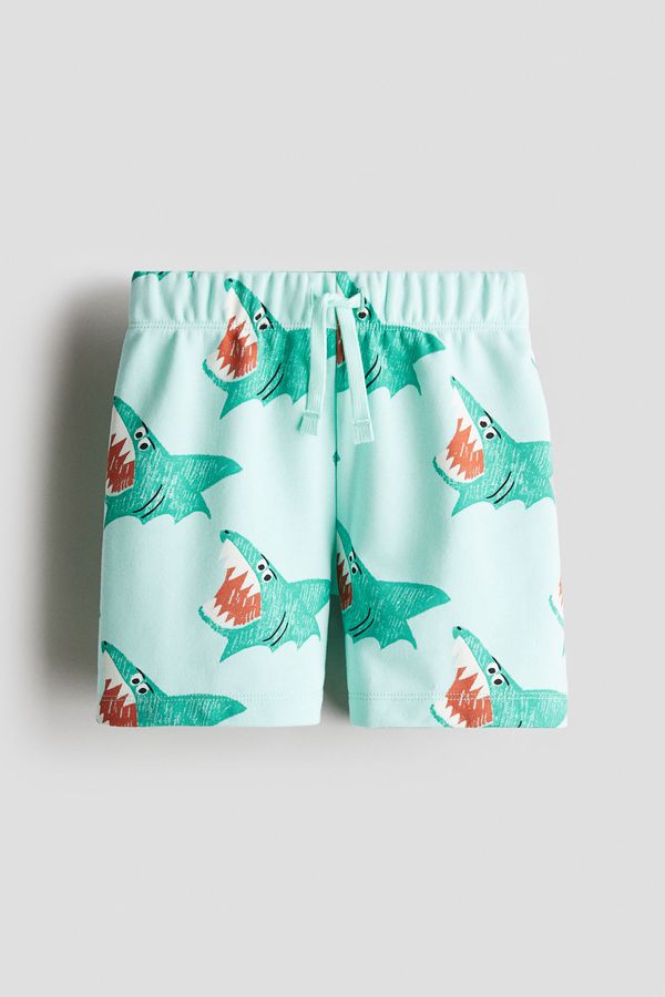 Shorts en franela estampada