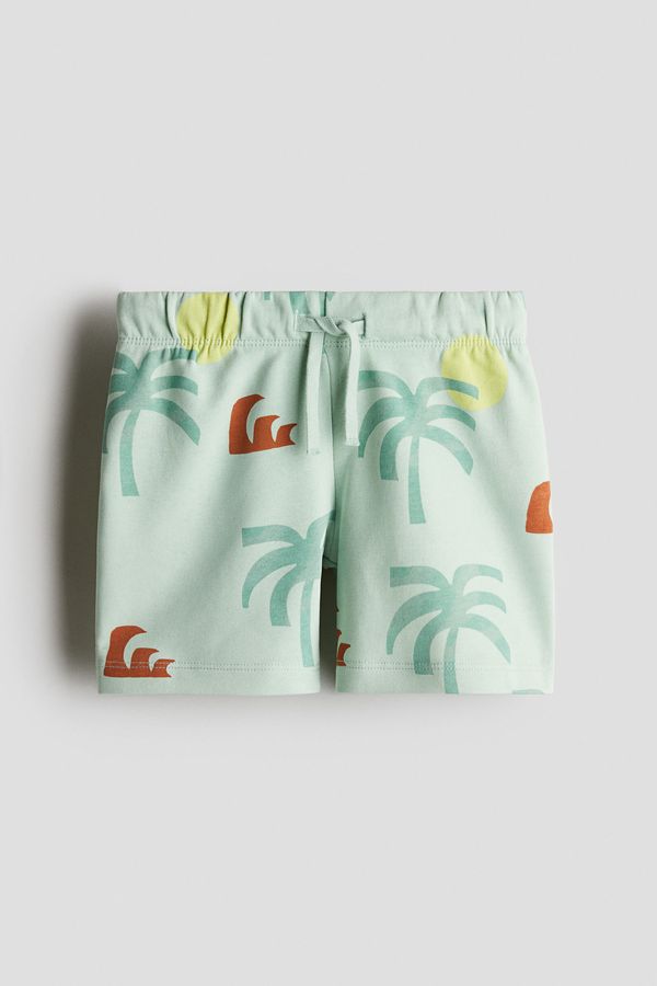 Shorts en franela estampada