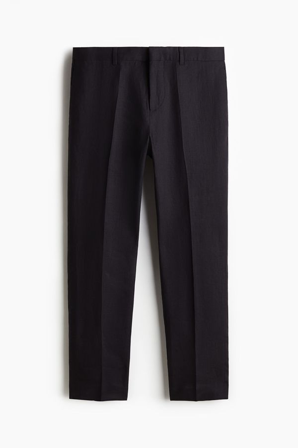 Pantalón de traje en lino Slim Fit