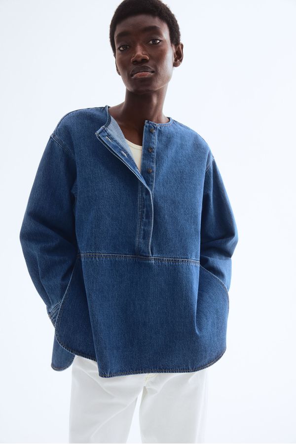 Blusa popover de sarga