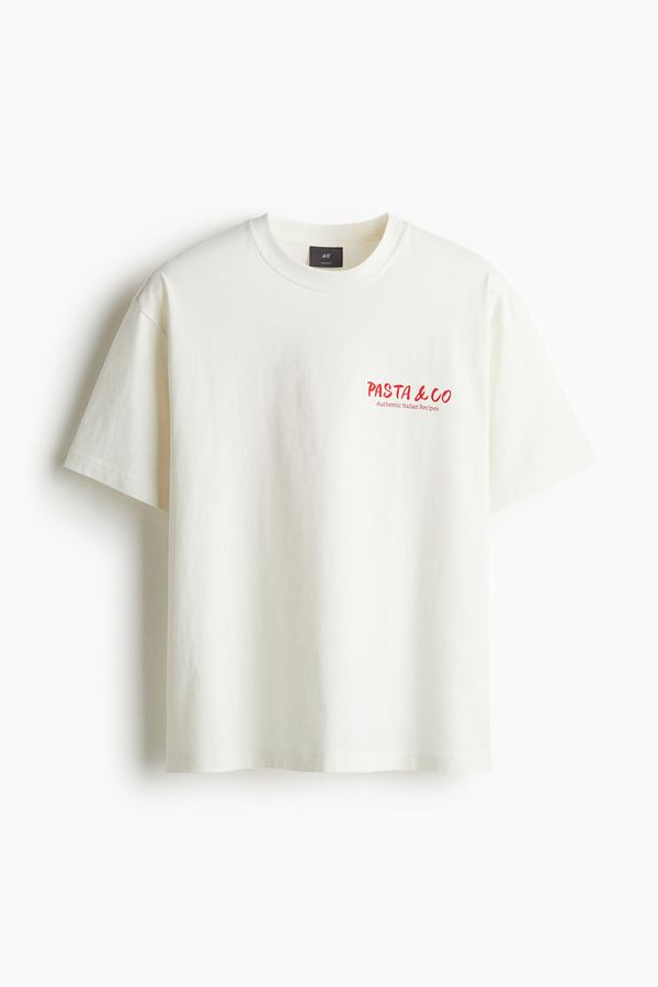 Camiseta con motivo estampado Loose Fit