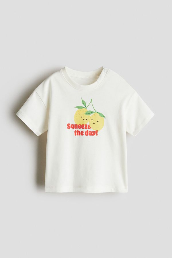 Camiseta de algodón con estampado