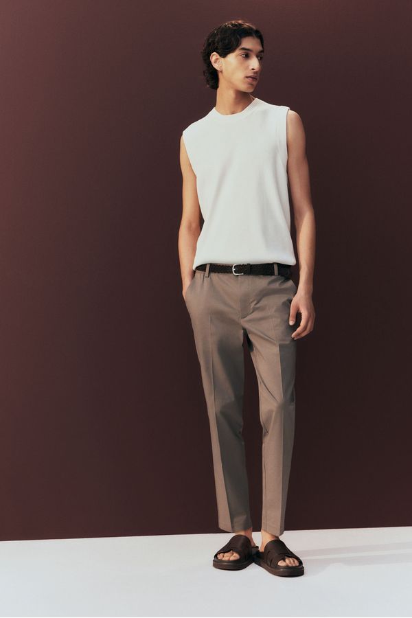 Pantalón cropped Slim Fit