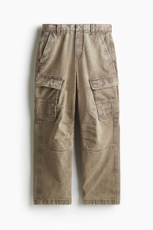 Pantalón cargo en algodón Loose Fit