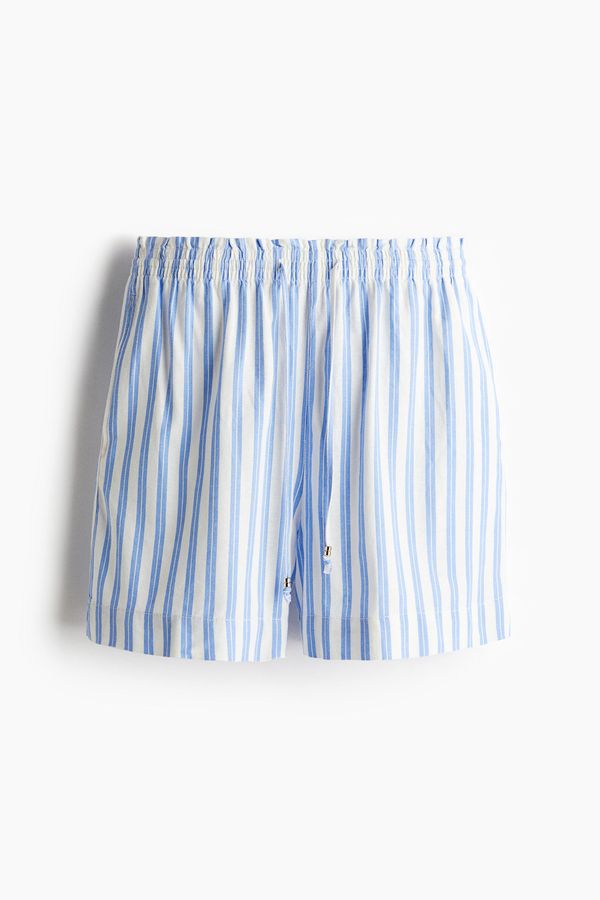 Shorts en mezcla de lino