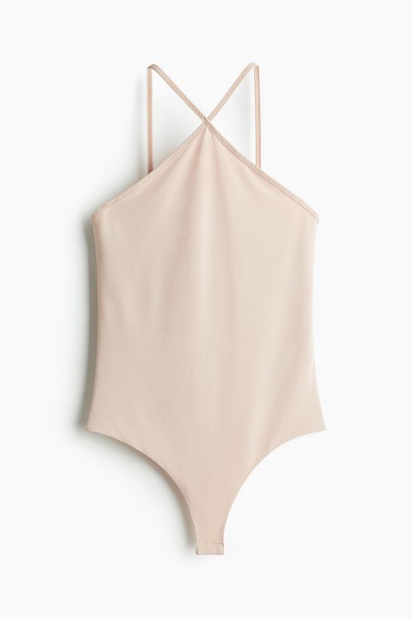Body tanga en tejido crepé