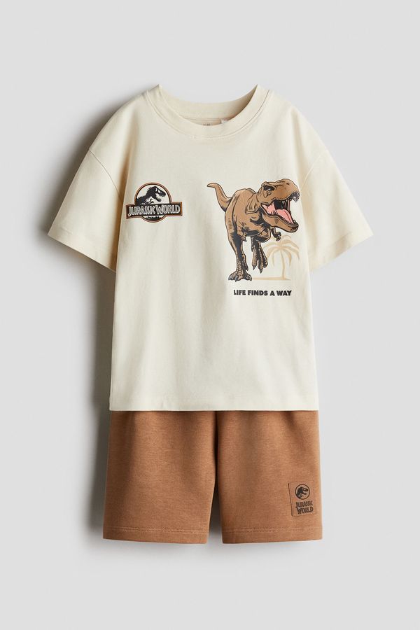 Conjunto de 2 piezas con motivo estampado
