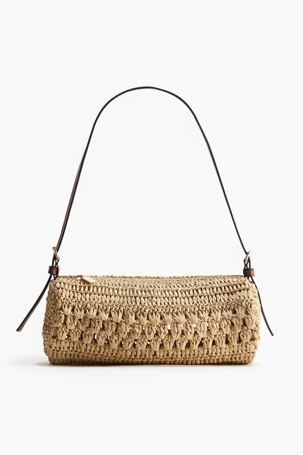 Bolso de hombro en paja
