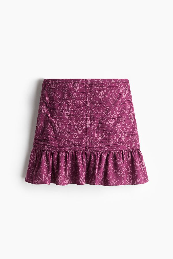 Minifalda fruncida