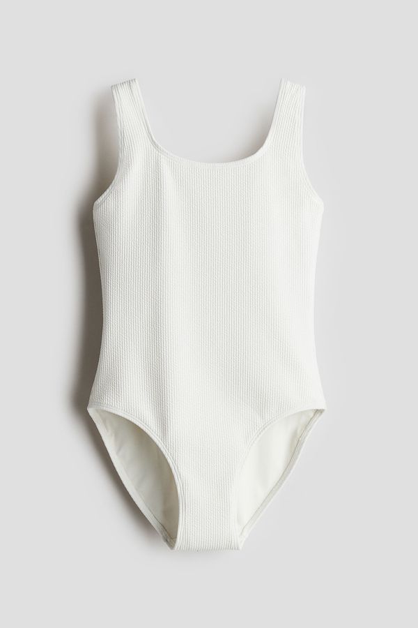 Vestido de baño en punto acanalado