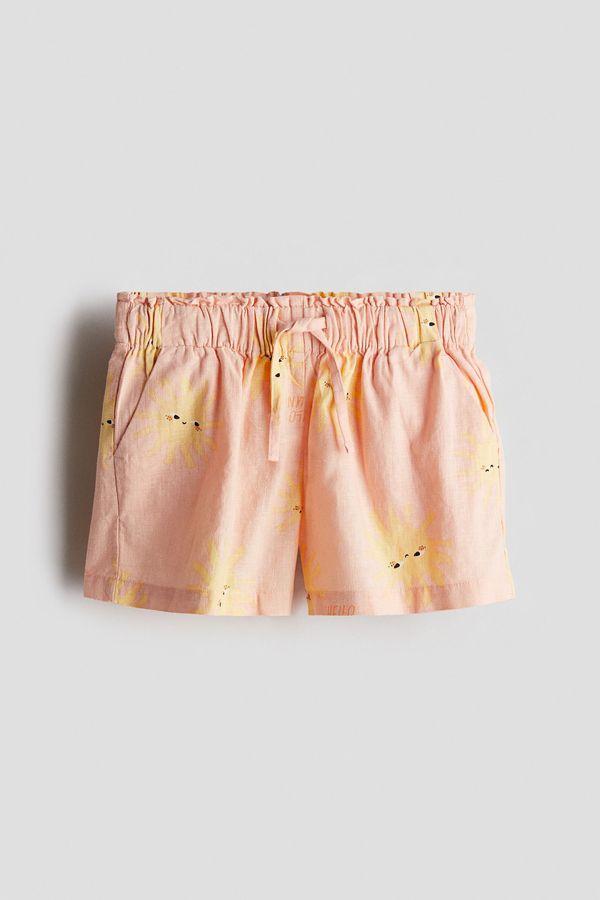 Shorts en mezcla de lino