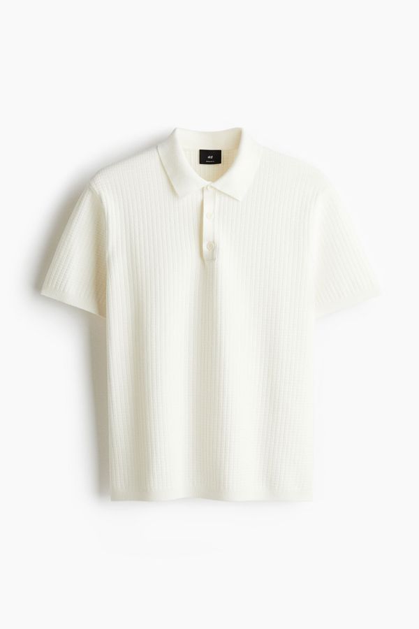 Camiseta polo en tejido texturizado Regular Fit