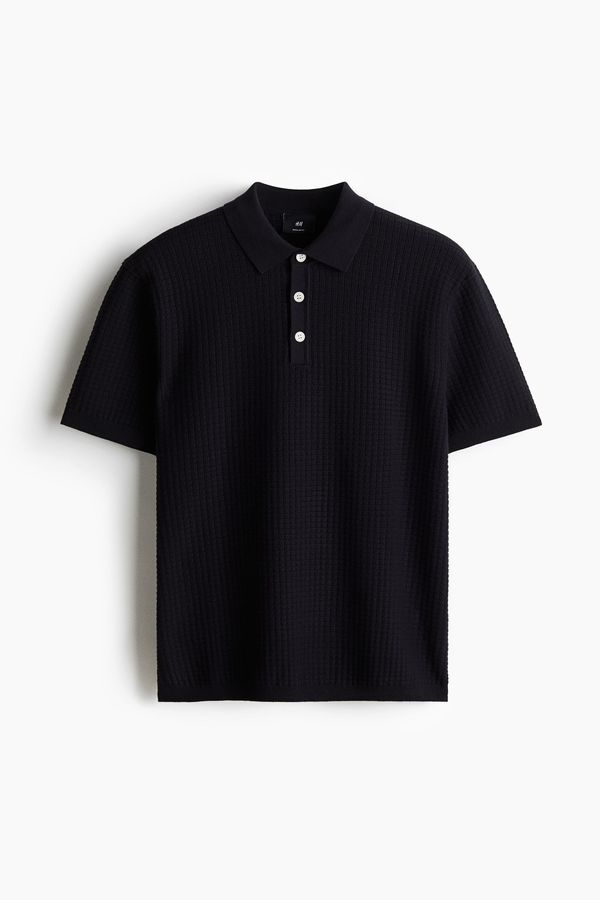 Camiseta polo en tejido texturizado Regular Fit