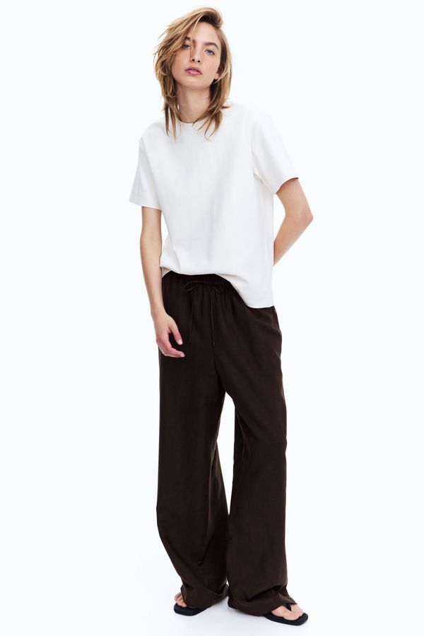 Pantalón en mezcla de lino