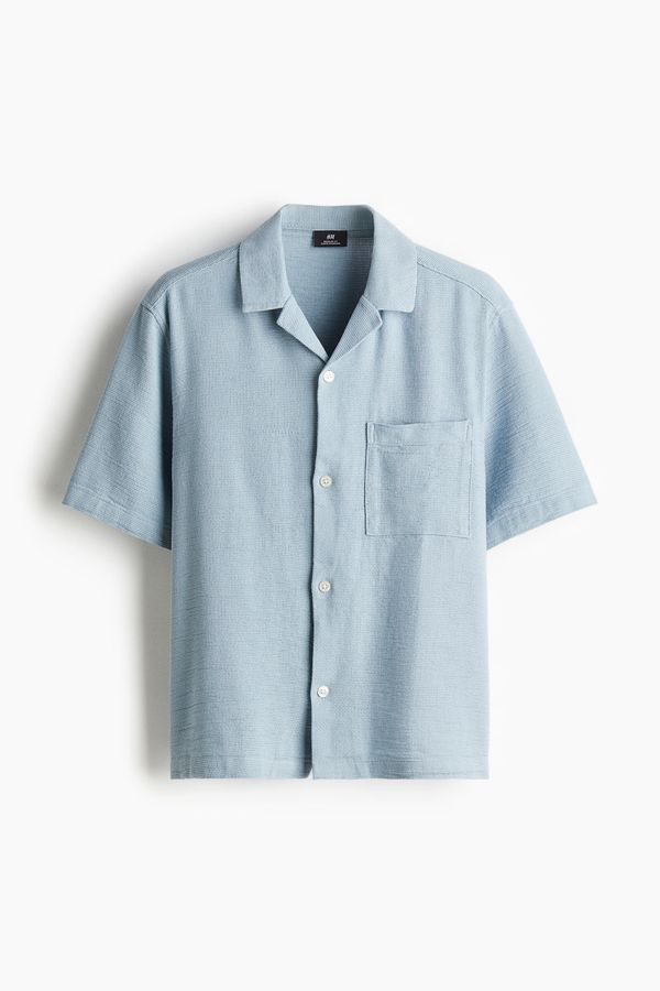 Camisa resort Regular Fit con textura