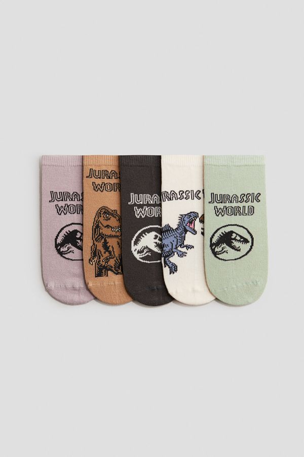 Pack de 5 medias con motivo intarsia