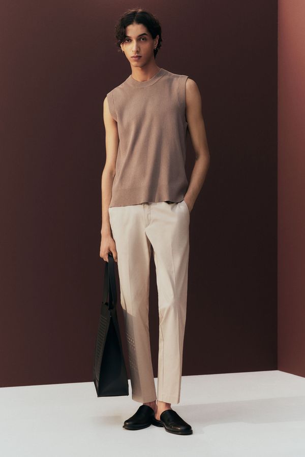 Pantalón cropped Slim Fit