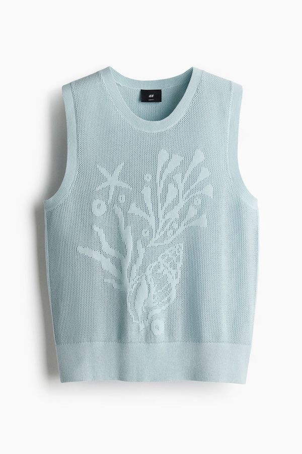 Chaleco en tejido jacquard Slim Fit