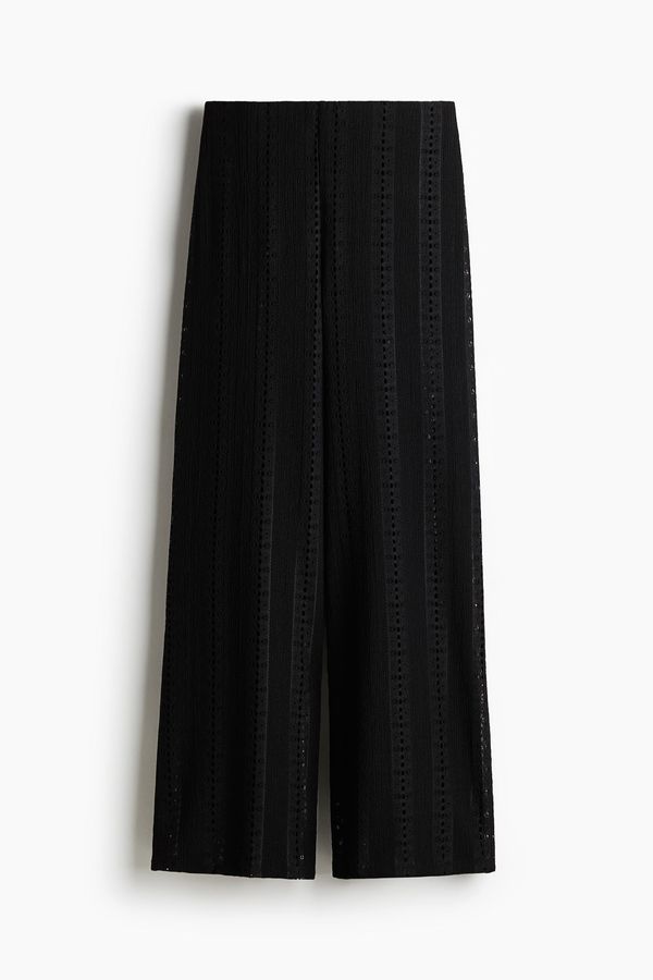 Pantalón de encaje en punto