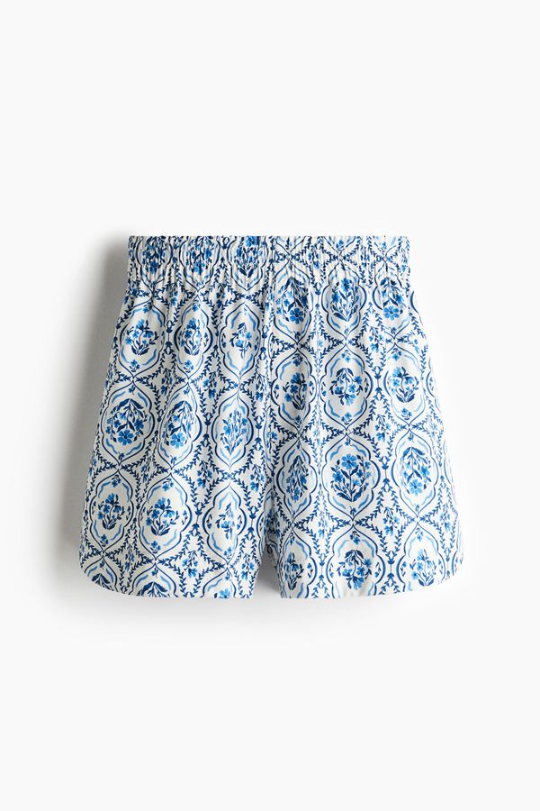Shorts de sarga sin cierre